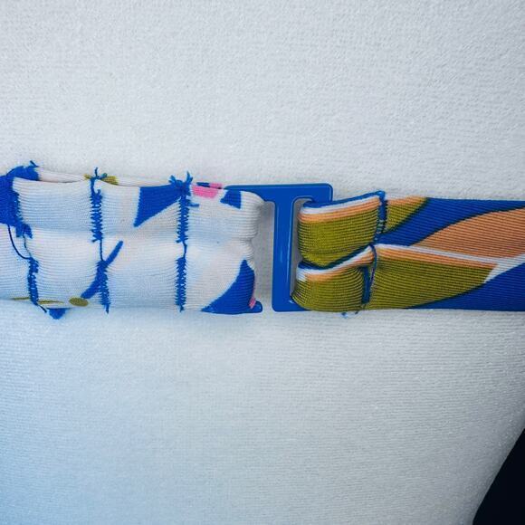 Volcom Hot Tropics Underwire Bikini Top XS Floral True Blue Swimwear‎ NWT - Picture 6 of 8